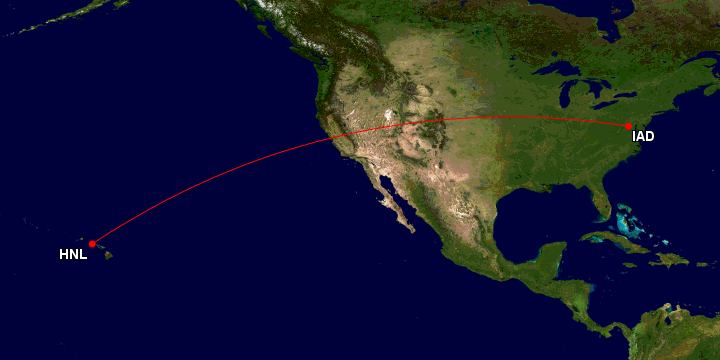 a map of the earth with a red line