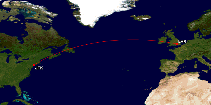 a map of the earth with a red line