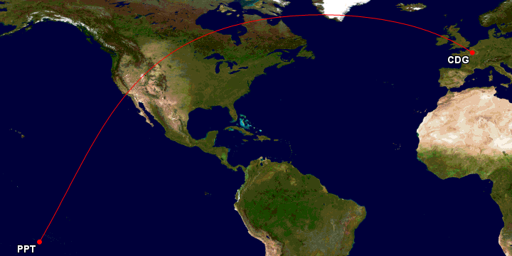 a map of the earth with a red line