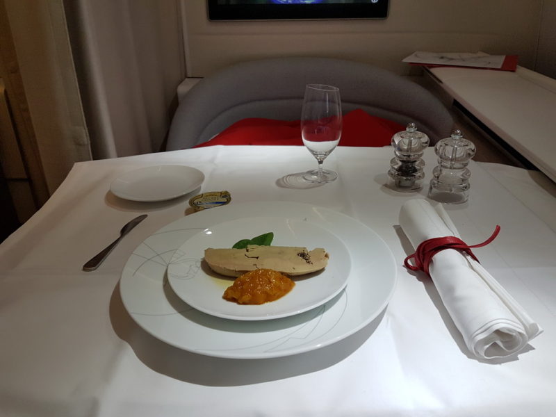 Air France La Premiere First Class Dining