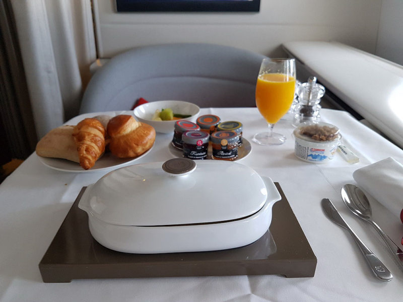 Air France La Premiere First Class Breakfast