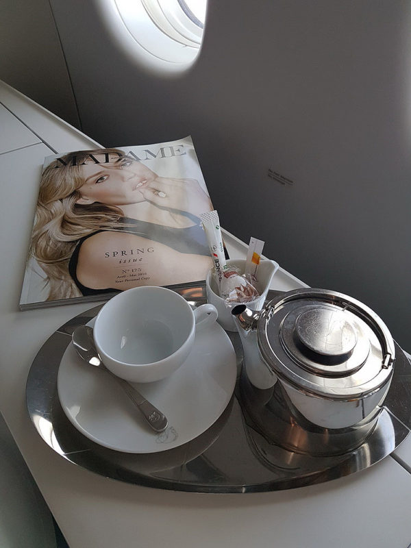 Air France La Premiere First Class Breakfast