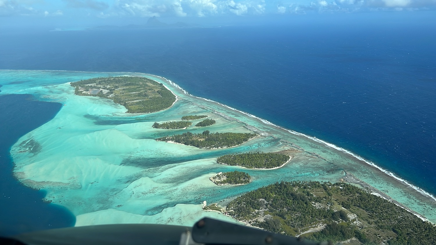 an aerial view of a beach