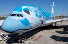 ANA A380 Flying Honu Delivered