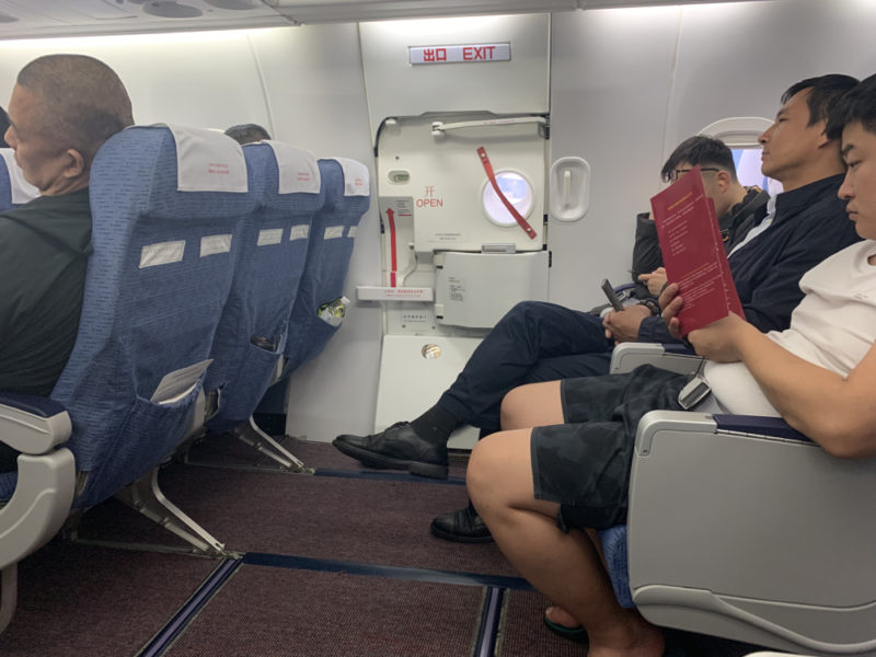 people sitting in an airplane