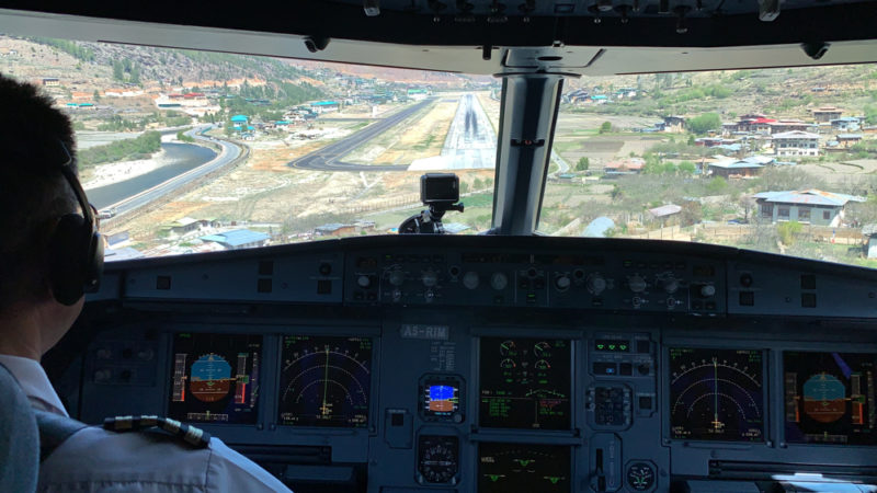 a cockpit of an airplane