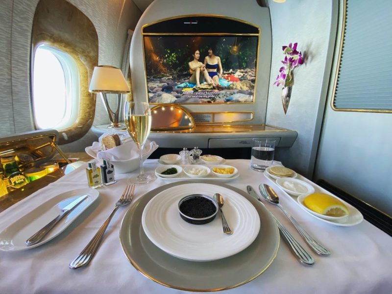 a table with plates and silverware on it