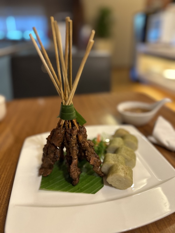 Garuda Indonesia Lounge Satay