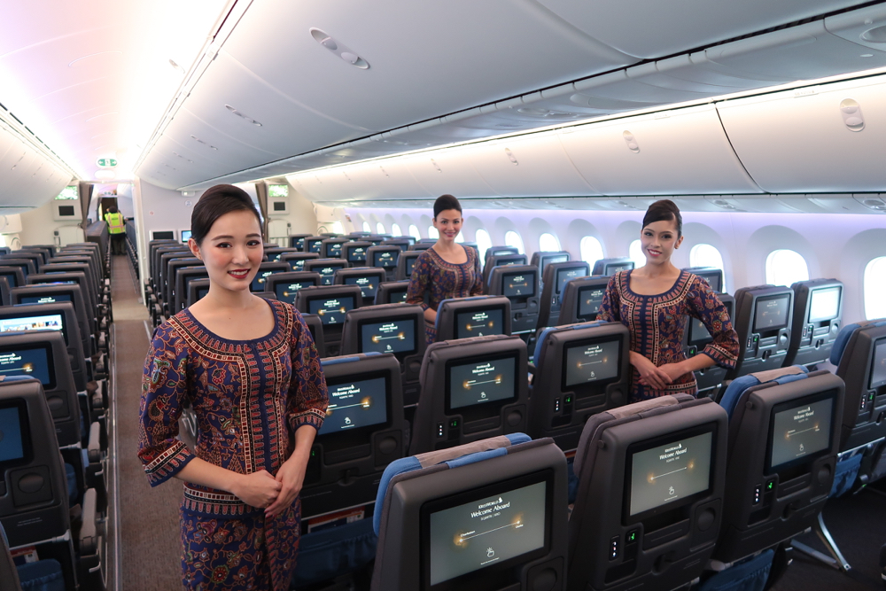 Singapore Airlines B787-10 Economy Class