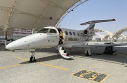 Emirates Embraer Phenom 100 EV Jet