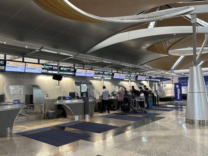 people standing in a terminal