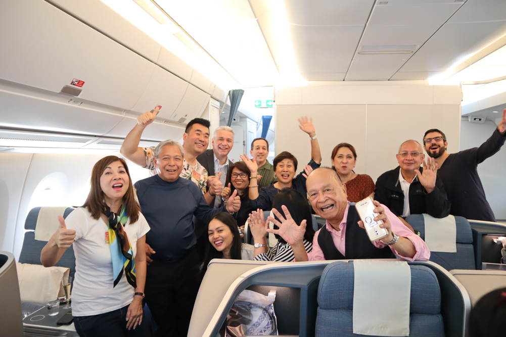 a group of people posing for a photo