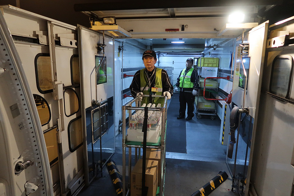 a man standing in a truck