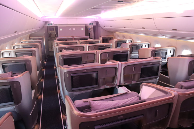 Singapore Airlines A350-900ULR Business Class