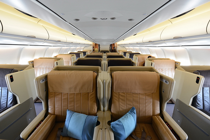 Singapore Airlines A340-500 Business Class