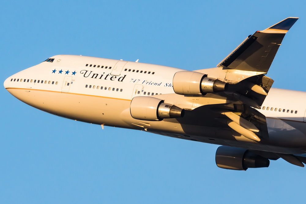 The Last United International B747-400 takeoff from Incheon. Photo Ricoh Ahn