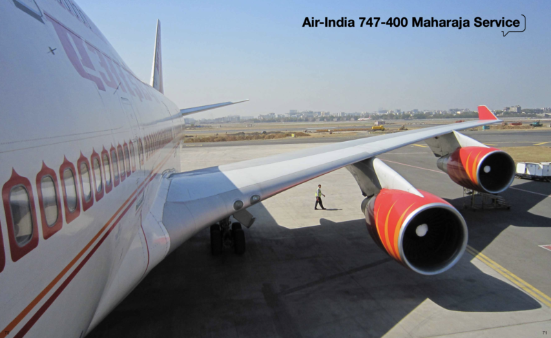 a person walking on the wing of an airplane