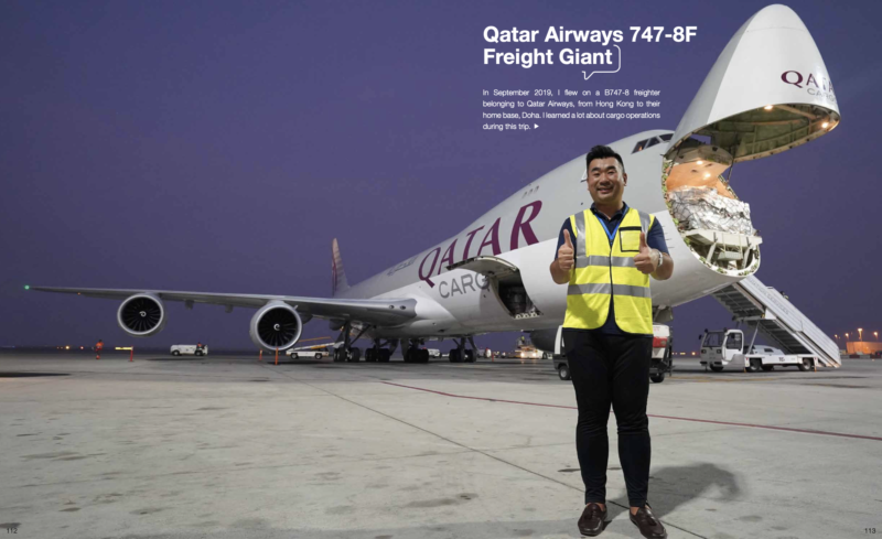 a man standing in front of an airplane